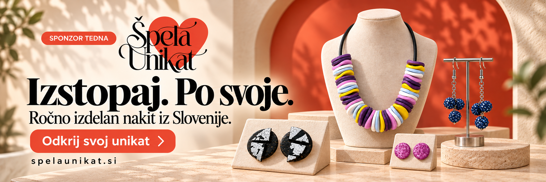 Špela unikat — ročno izdelan nakit iz Slovenije. Odkrij svoj unikat.